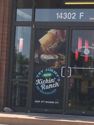 There's literally a photo on the front door of a sandwich being dipped in sauce. They're ridiculous.