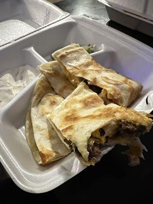 Combo fajita quesadillas