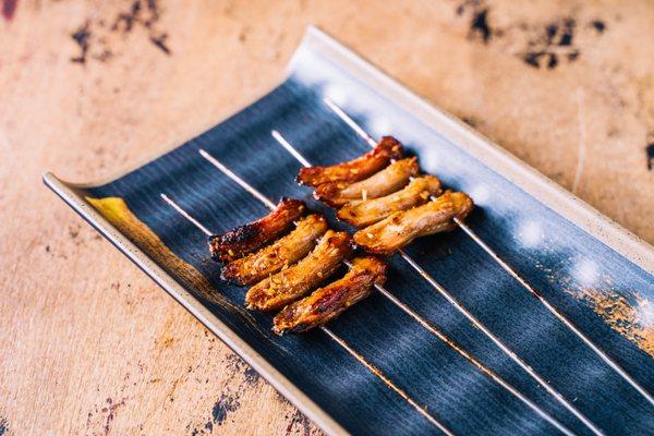 grilled duck tongue