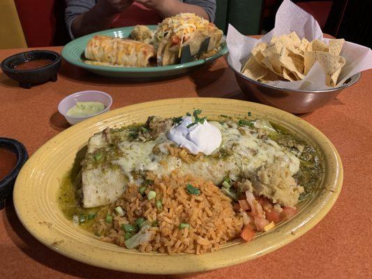 Chile Verde Burrito