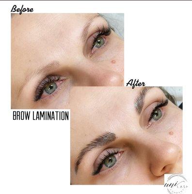 Brow lamination