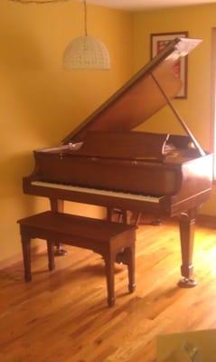 My Steinway piano in my music studio