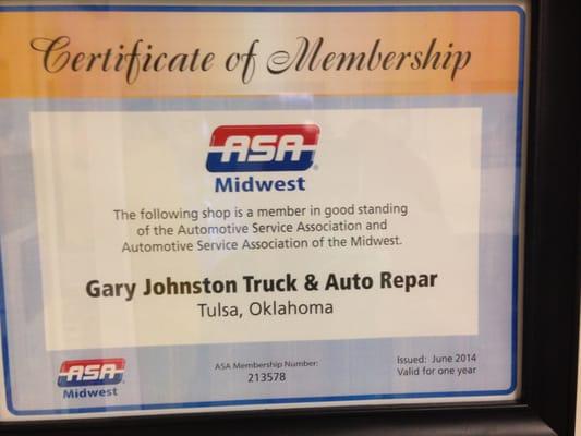 Member Automotive Service Association