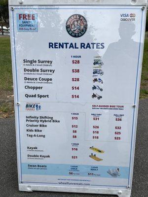 Wheel Fun Rentals - Yorba Regional Park