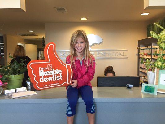 We love how Oak Tree Dental is so family friendly!!! Moms, dad's AND kids love it! Thank you Oak Tree for being so great to our family