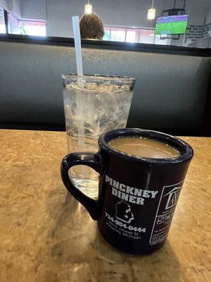 Good coffee and tap water