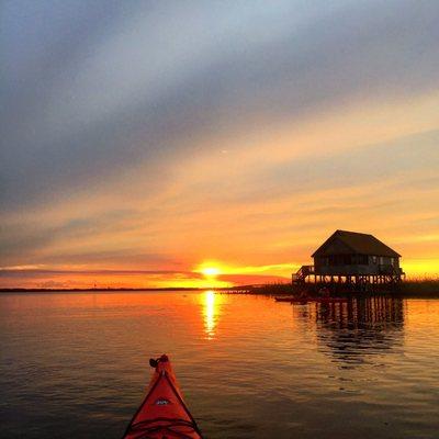 Sunset Kayak Tour in the Cape Hatteras National Seashore