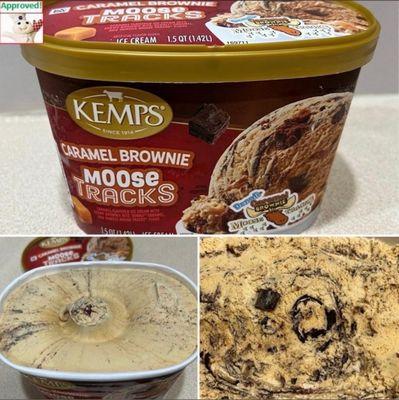 Caramel Brownie Moose Tracks Ice Cream