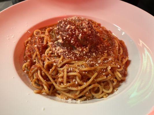 Kids Spaghetti and Meatballs