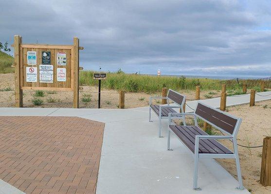 Beach entrance