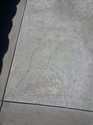 Stamped concrete