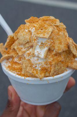 Cinnamon Toast Crunch with toasted coconut