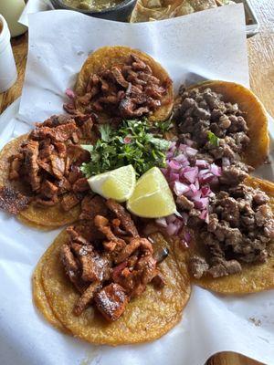 Bistec and Trompo Street Tacos Amazing 5/5