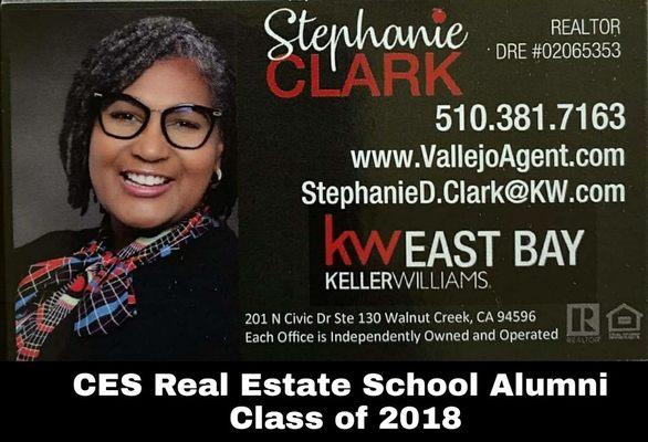 CES Real Estate School Alumni 
Class of 2018