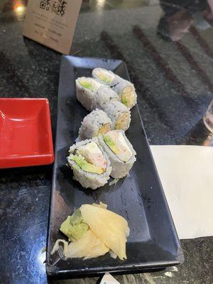 California Roll add cream cheese