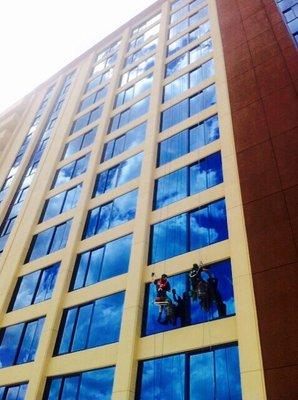 Window cleaning, San Francisco, Ca