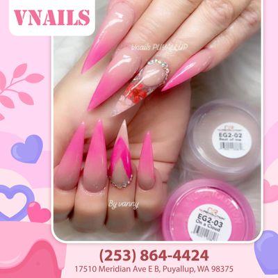 Blush in the spirit of love with our Pink Valentine Nails!