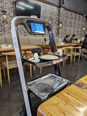 Robot with our order