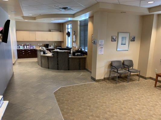 Front lobby area in the Urgent Care