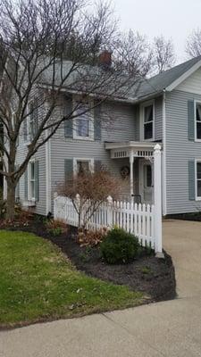 Looks like a house, easy to miss. The only sign is tiny written on the mailbox.