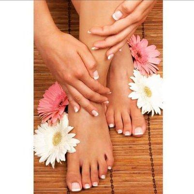 Call Kimberly for Mini mani/ mini pedi combo sampler special for $40 for the month of January.