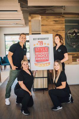 We are thrilled to announce that we have been voted #1 Orthodontist in Folsom and El Dorado Hills! Thank you to all those who voted for us!!