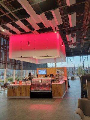 Our beautiful cafe located in the front Northwest side of the library