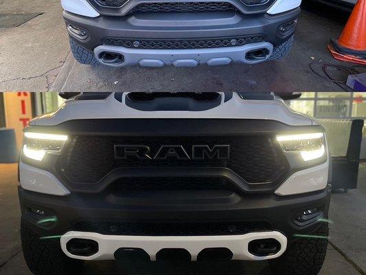 Ram TRX Bottom Skid plate Wrap ( Black & White)