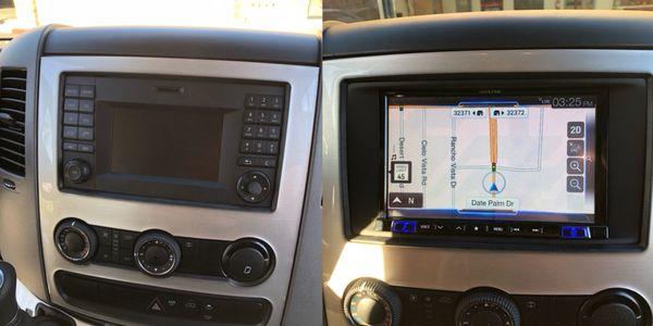 Mercedes sprinter alpine 8" navigation /Apple CarPlay upgrade