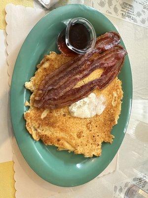 Pancake and bacon