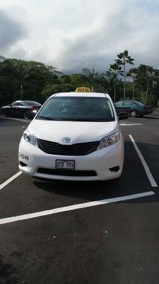 Our nice Toyota Sienna's . Great vehicle for groups up to 6 with luggage.