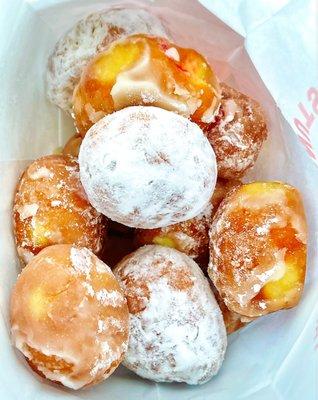 Mixed donut holes = mini bites of sweet heaven