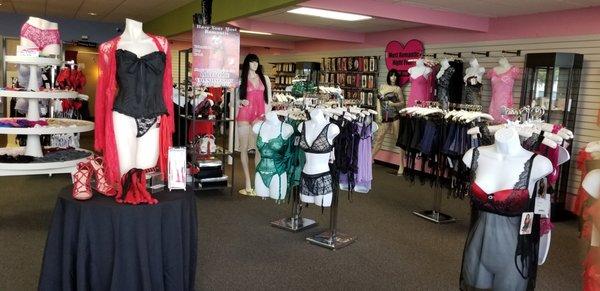 Complete your sexy look from the Love Zone's collection of lingerie! We carry sizes small to curvy, in many styles and colors