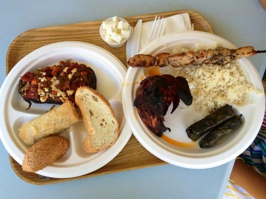 Some of Yiayia's kitchen offerings. $26 for all of the goodness