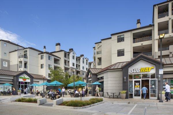 Connected to River Oaks Retail Center with Starbucks, restaurants and more