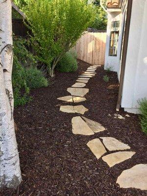 flagstone walkways