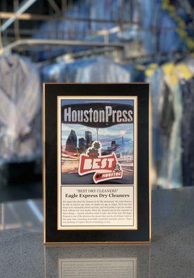 Houston Press: Best Dry Cleaners