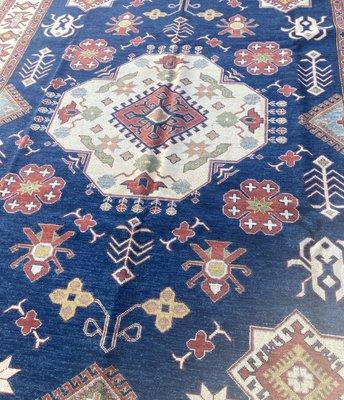 Persian rug with special blue color