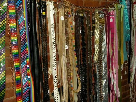 We have handbags, shoes, scarves... and belts