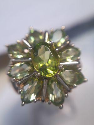 Many birthstone rings like this 14k yellow and Arizona peridot available.