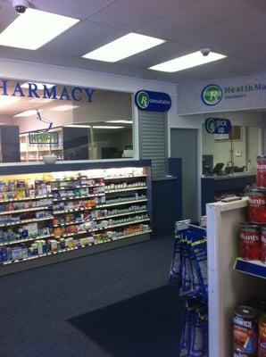 Pharmacy area.