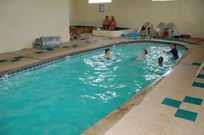 Indoor pool and Hot tub