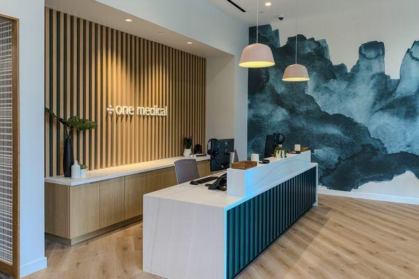 Interior: One Medical: Arlington - Rosslyn reception