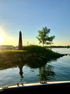 The point on the canal