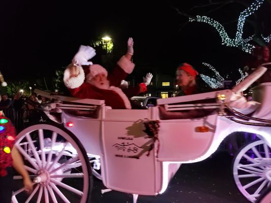 Santa and Mrs Claus arrived!