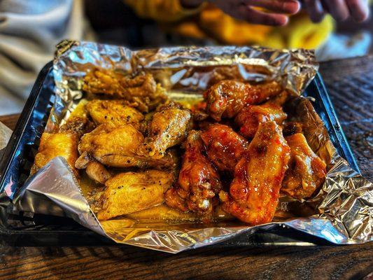 Lemon Pepper & Sweet Chili Wings