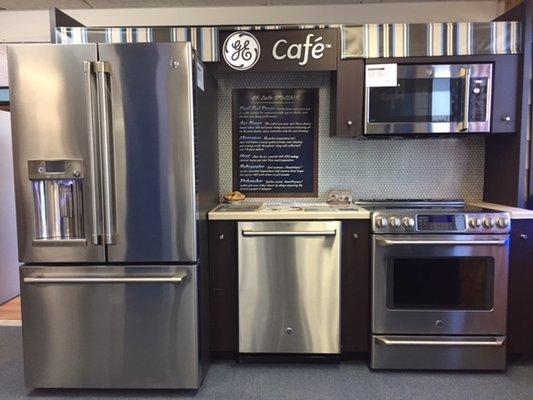 GE Café Appliances in our Showroom