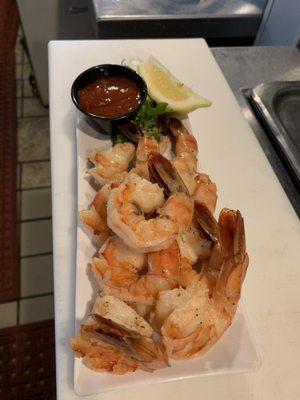 Biggest shrimp cocktail anywhere, they where so yummy