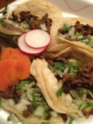 Beef tacos