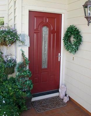 Here is one of the beautiful front door choices from Therma-Tru Doors